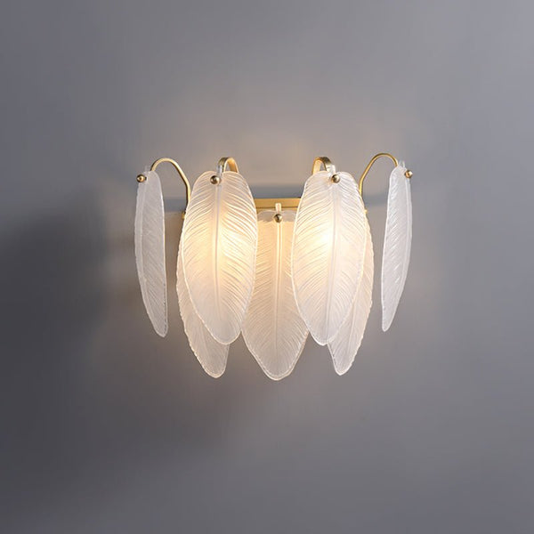 Feather-shaped Wall Sconce